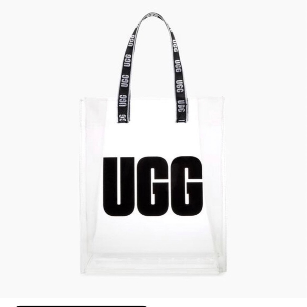 Clear Ugg tote